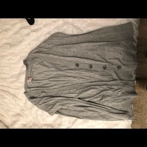 Gray cardigan